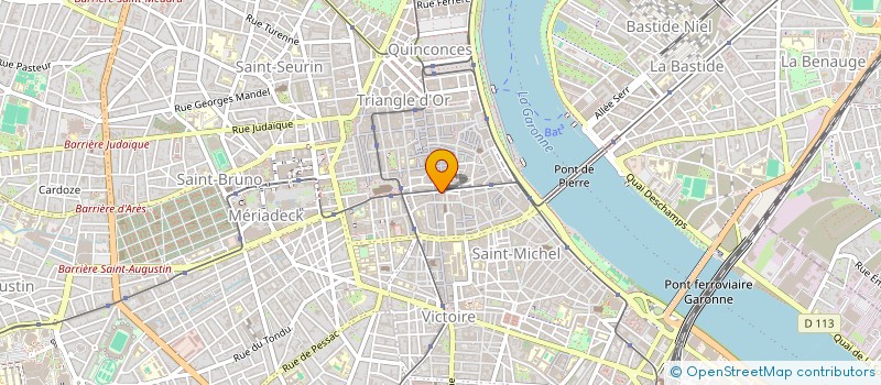 localisation de l'entreprise APALA à BORDEAUX