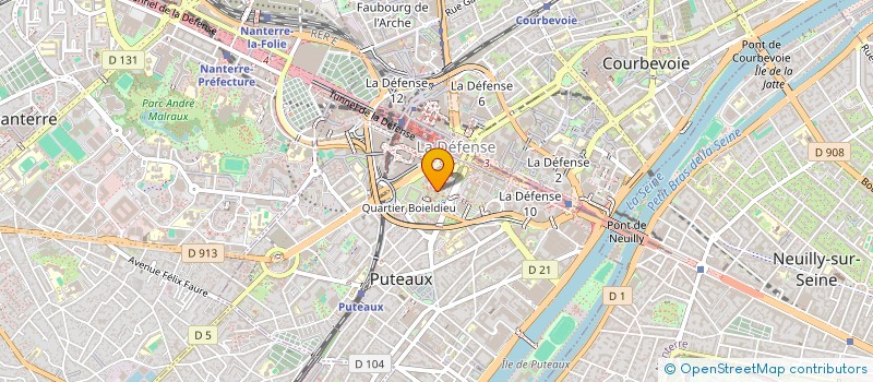localisation de l'entreprise APALATYS DEVELOPPEMENT à PUTEAUX