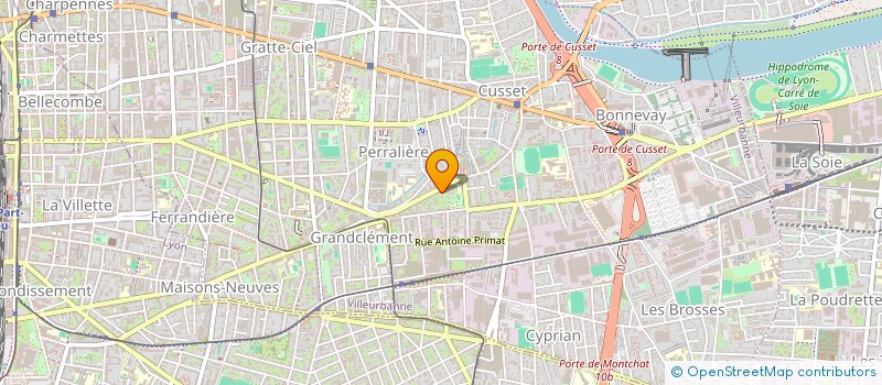 localisation de l'entreprise APALHA  VILLEURBANNE