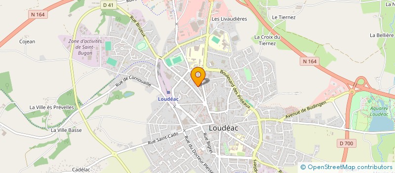 localisation de l'entreprise APALOU à LOUDEAC