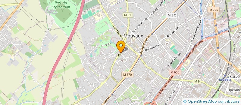 localisation de l'entreprise APALRO  MOUVAUX