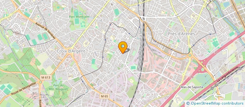 localisation de l'entreprise APAM SERVICES à MONTPELLIER