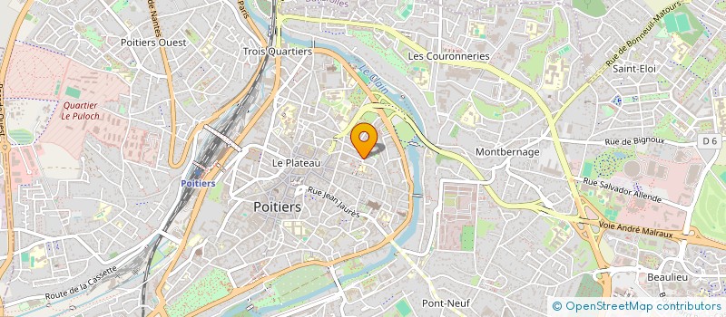 localisation de l'entreprise APAMPIL POITOU CHARENTES  POITIERS