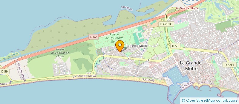 localisation de l'entreprise APAMS DEVELOPPEMENT  LA GRANDE-MOTTE