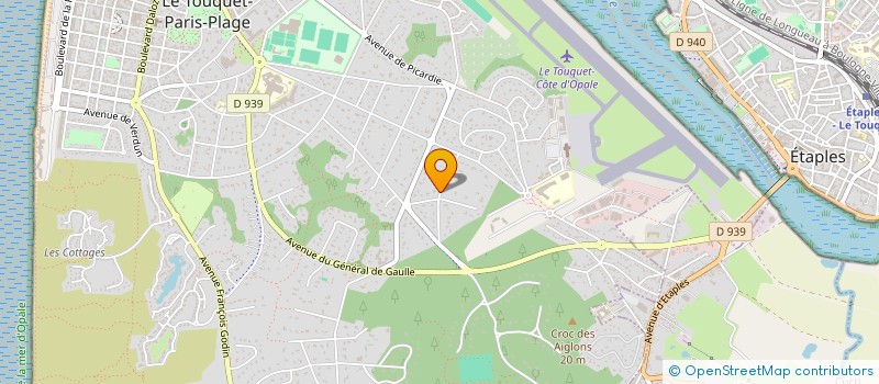 localisation de l'entreprise APANAGE à LE TOUQUET-PARIS-PLAGE