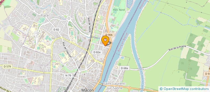 localisation de l'entreprise APANAGE à MACON