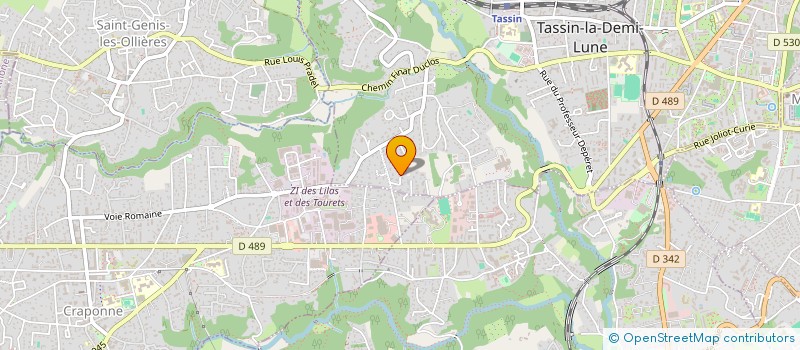 localisation de l'entreprise APANAGE  TASSIN-LA-DEMI-LUNE