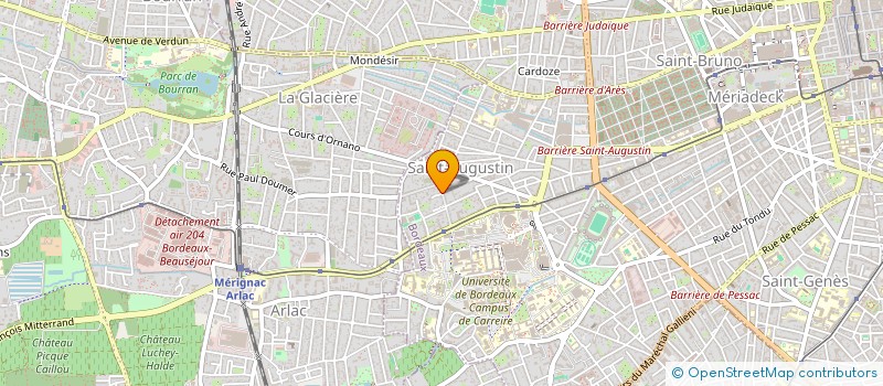 localisation de l'entreprise APANAGE QUALITE  BORDEAUX