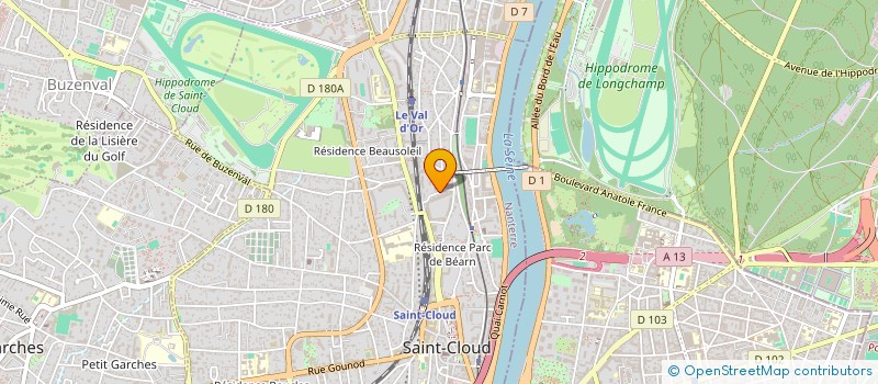 localisation de l'entreprise APAR à SAINT-CLOUD