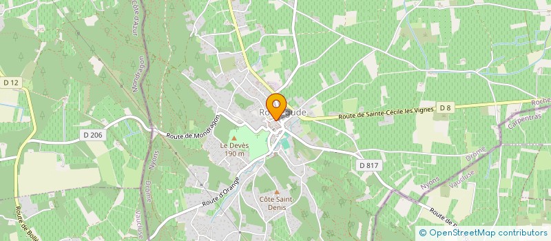 localisation de l'entreprise APAR  ROCHEGUDE