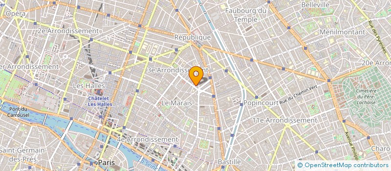 localisation de l'entreprise APAR BUREAUTIQUE à PARIS