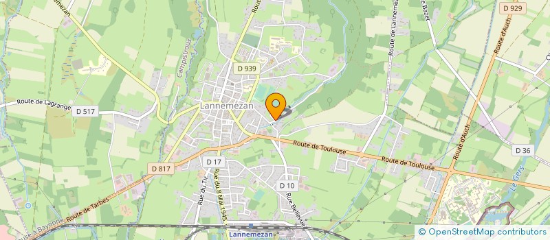 localisation de l'entreprise APARAN  LANNEMEZAN