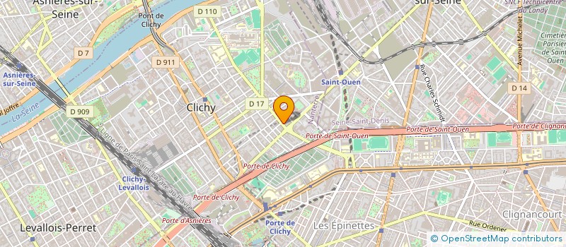 localisation de l'entreprise APARENTIERE à CLICHY