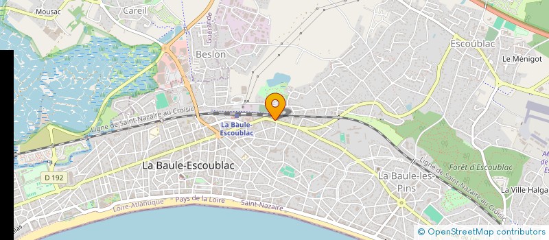 localisation de l'entreprise APARGA à LA BAULE-ESCOUBLAC