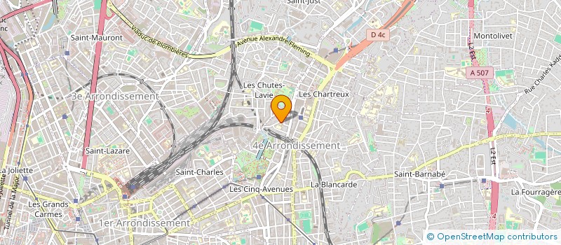 localisation de l'entreprise APARKATE SA à MARSEILLE