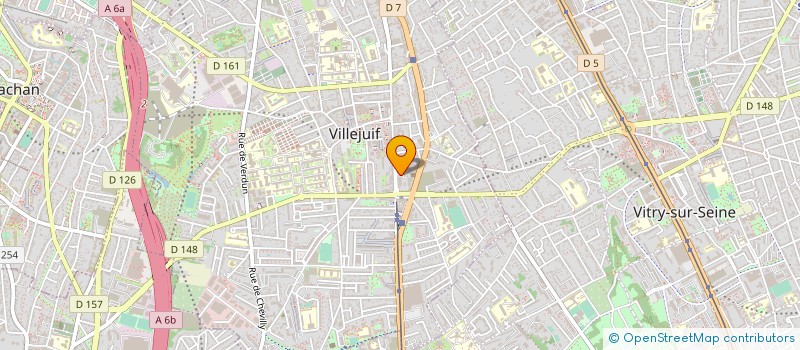localisation de l'entreprise APARM à VILLEJUIF