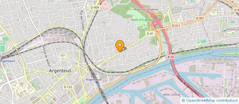 localisation de l'entreprise APART à ARGENTEUIL
