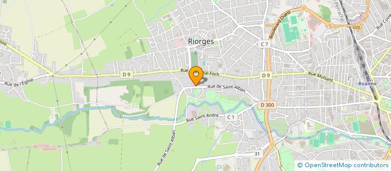 localisation de l'entreprise APART (ATELIER DE PRATIQUES ARTISTIQUES)  RIORGES