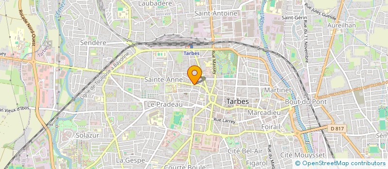 localisation de l'entreprise APARTE 65  TARBES