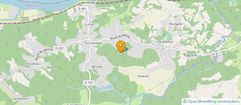 localisation de l'entreprise APARTE  URCUIT