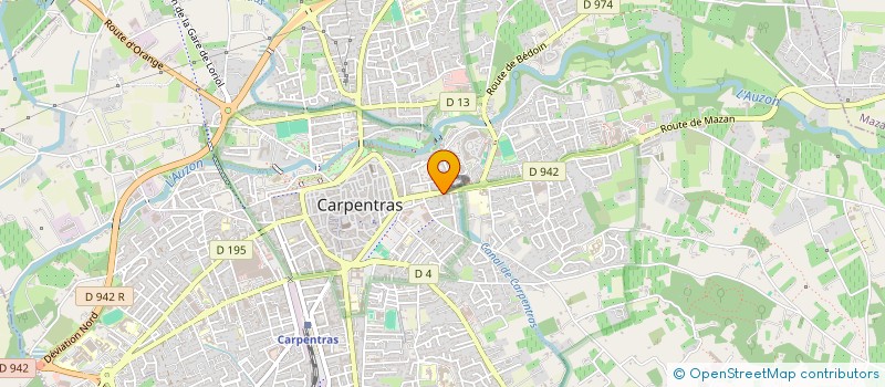 localisation de l'entreprise APARTE 84  CARPENTRAS