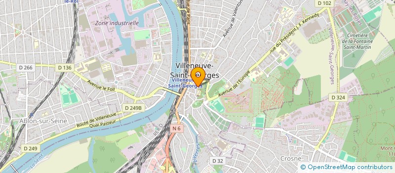 localisation de l'entreprise APARTE COURTAGE  VILLENEUVE-SAINT-GEORGES