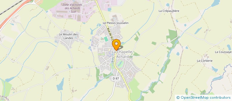 localisation de l'entreprise APARTE IMMOBILIER & PATRIMOINE à LES ACHARDS