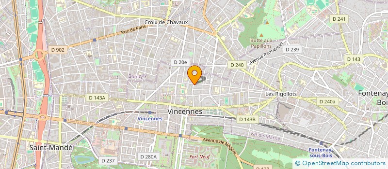 localisation de l'entreprise APARTELIER à VINCENNES