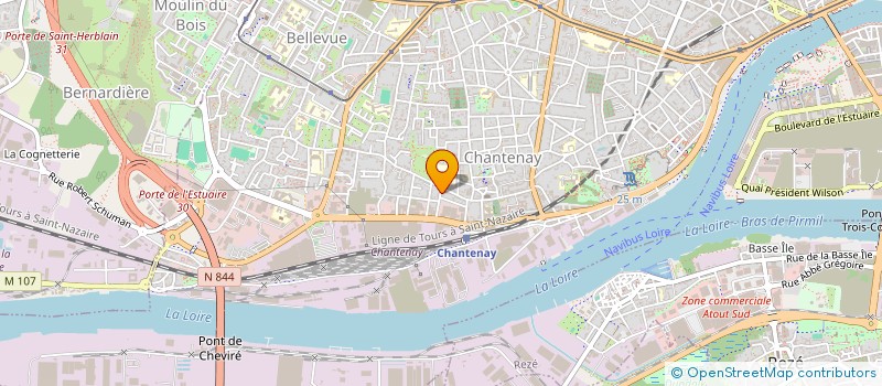 localisation de l'entreprise APAS à NANTES
