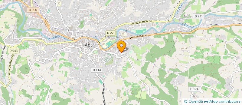 localisation de l'entreprise APAS ASSO POUR ANIMAT SOCIALE à APT