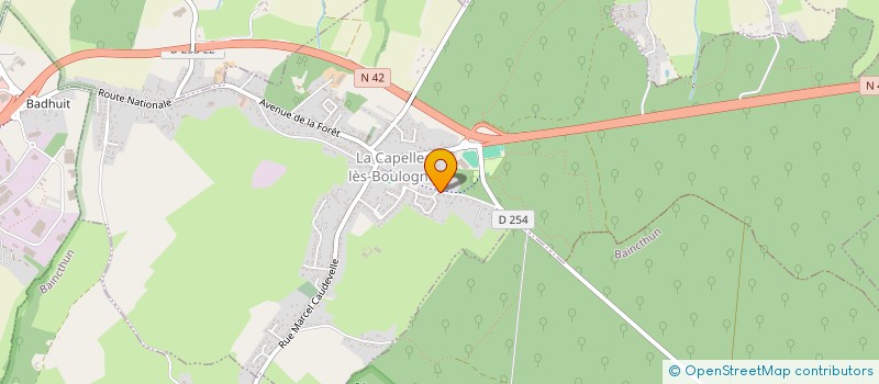 localisation de l'entreprise APASCAP  LA CAPELLE-LES-BOULOGNE