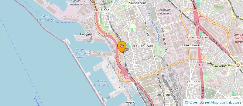 localisation de l'entreprise APAST PYROTECHNIE à MARSEILLE
