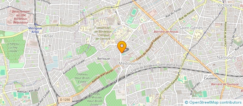 localisation de l'entreprise APATEYA à BORDEAUX