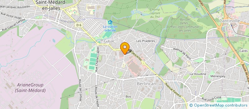 localisation de l'entreprise APATHO  SAINT-MEDARD-EN-JALLES