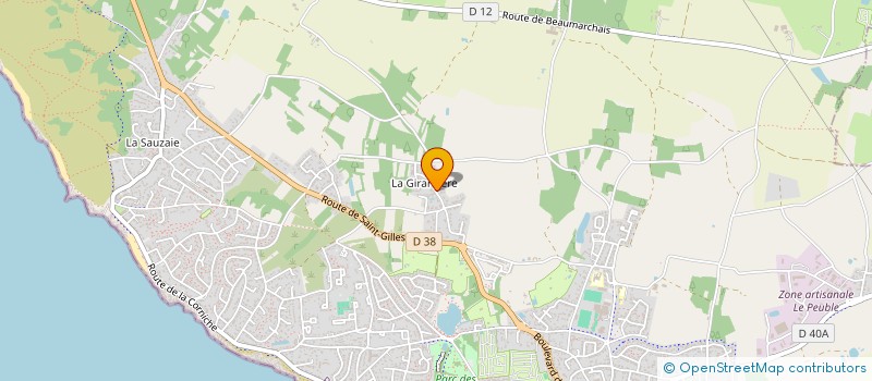 localisation de l'entreprise APATOVE 85 à BRETIGNOLLES-SUR-MER