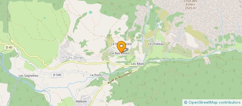 localisation de l'entreprise APAUJET  EMBRUN