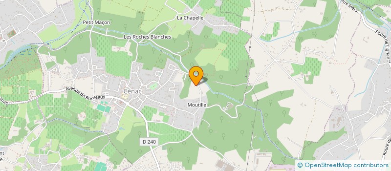 localisation de l'entreprise APAULO  CENAC