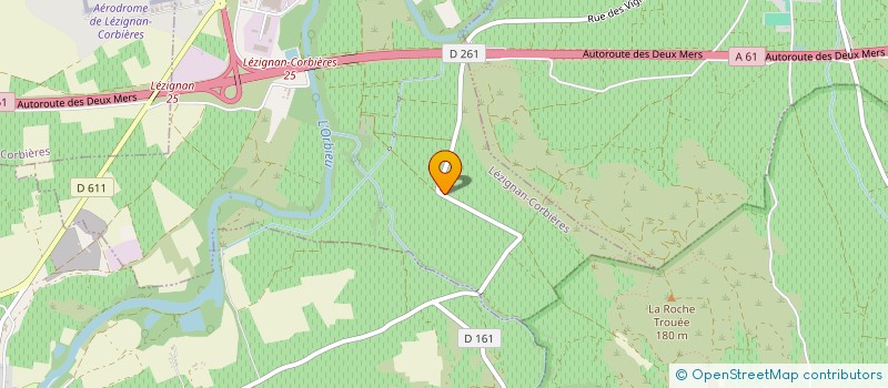 localisation de l'entreprise APAVA  LEZIGNAN-CORBIERES