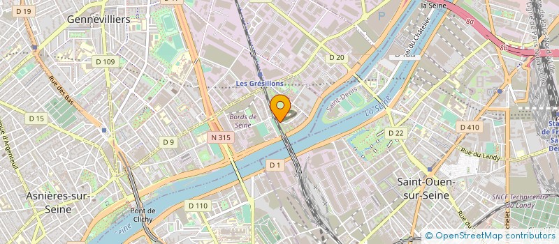 localisation de l'entreprise APAVAD à ASNIERES-SUR-SEINE