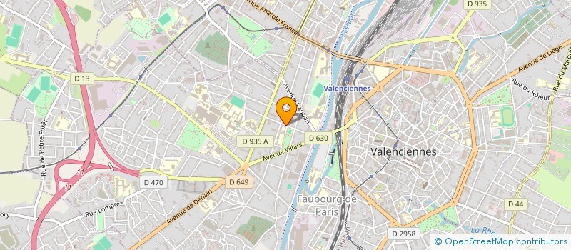 localisation de l'entreprise APAVAL'S  VALENCIENNES