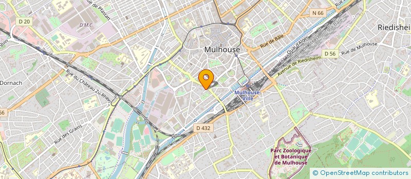 localisation de l'entreprise APAVE ALSACIENNE SAS  MULHOUSE