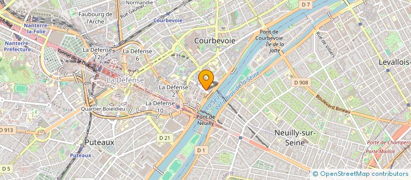 localisation de l'entreprise APAVE CERTIFICATION à COURBEVOIE