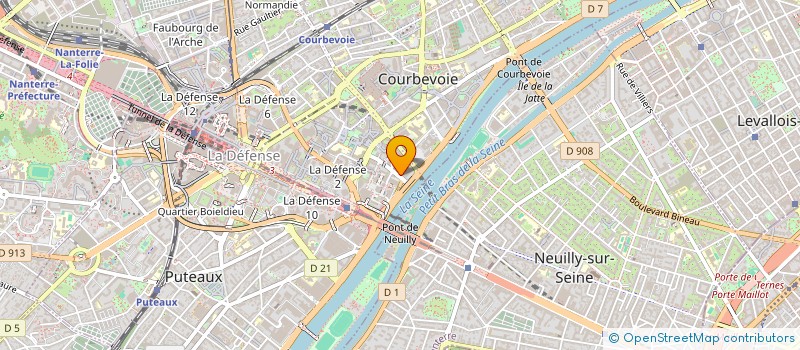 localisation de l'entreprise APAVE DEVELOPPEMENT à COURBEVOIE