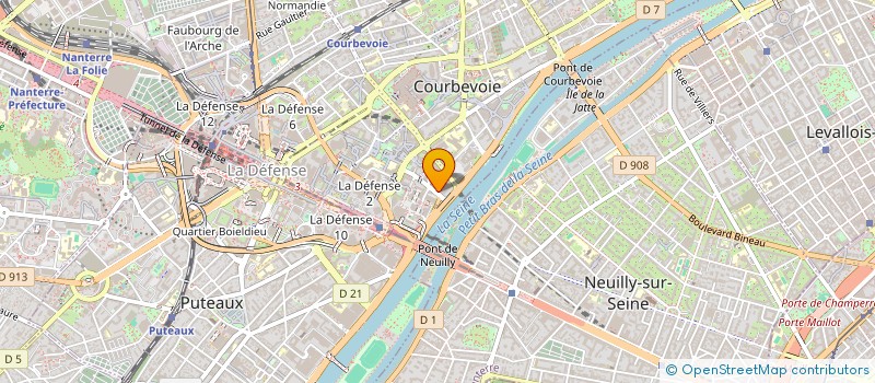 localisation de l'entreprise APAVE TIV INTERNATIONAL à COURBEVOIE