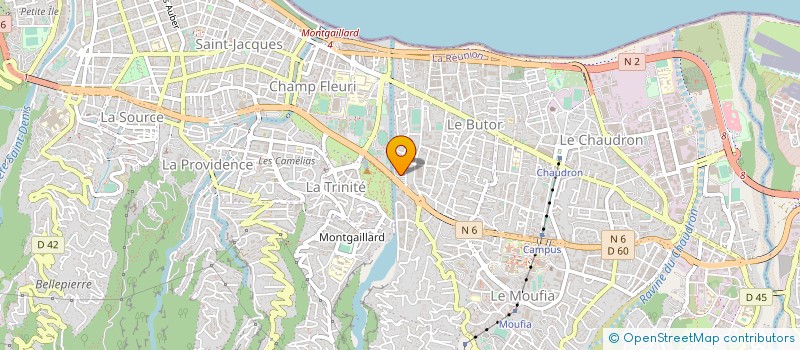 localisation de l'entreprise APAVOU NEGOCE INTERNATIONAL à SAINT-DENIS