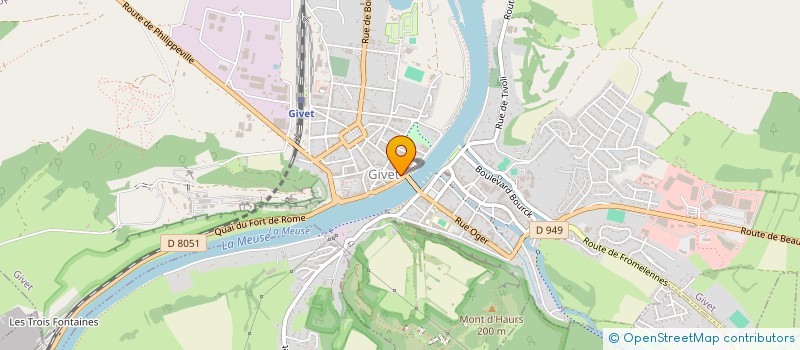 localisation de l'entreprise APAW RENOV SAS à GIVET