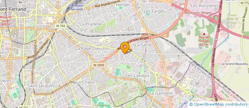 localisation de l'entreprise APAX à CLERMONT-FERRAND