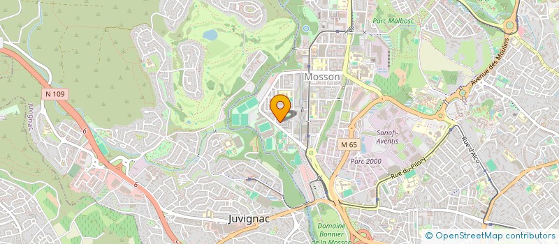 localisation de l'entreprise APAX à MONTPELLIER