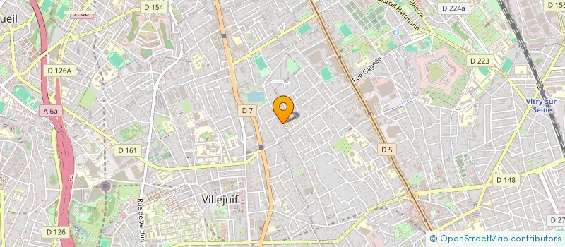 localisation de l'entreprise APAX CREW à VILLEJUIF