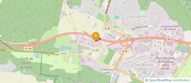 localisation de l'entreprise APB à PLAISIR